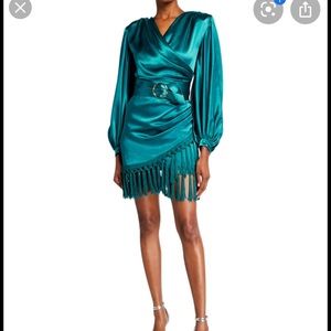 NEW NWT Bronx and Banco "Monica" satin Dress M